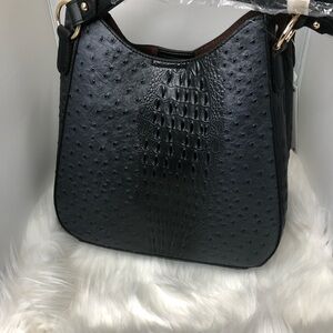 Elegant Black Textured Women's Bag